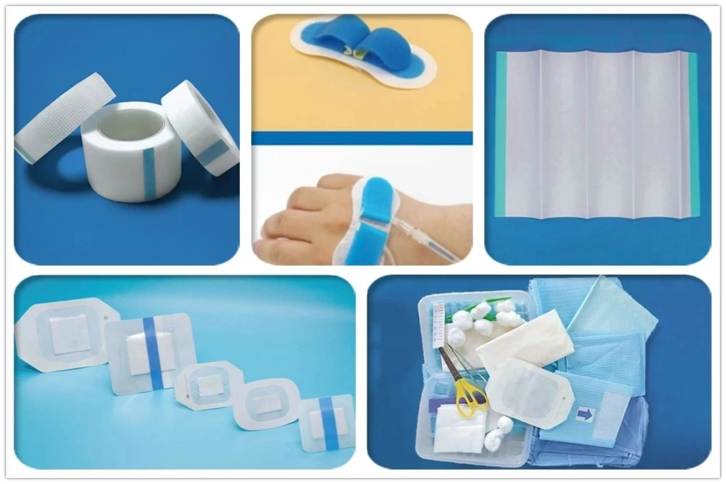 Factory Supply Surgical Self-Adhesive Non-Woven Bordered Gauze Island Dressing Wound Care with Absorbent Pads