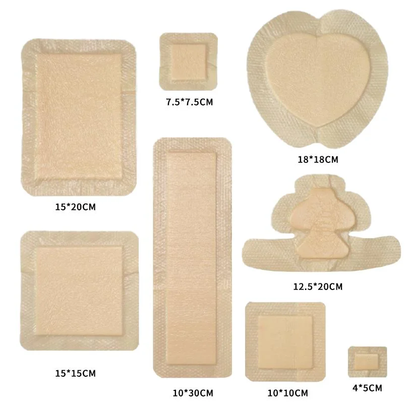 Self Adhesive Silicone Gel Foam Dressing Wound Care PU Film Dressing