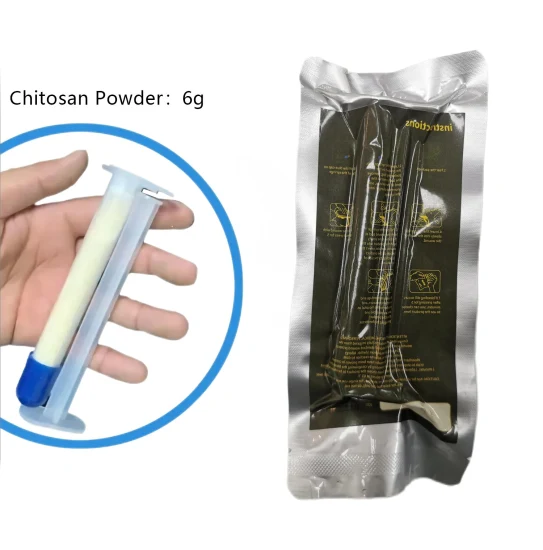 220G/M2 Rapid Hemostatic Z-Fold Chitosan Gaze Dressing for Outdoor Emergency Tactical